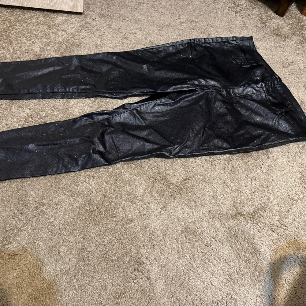 YMI Black Metallic Pants
